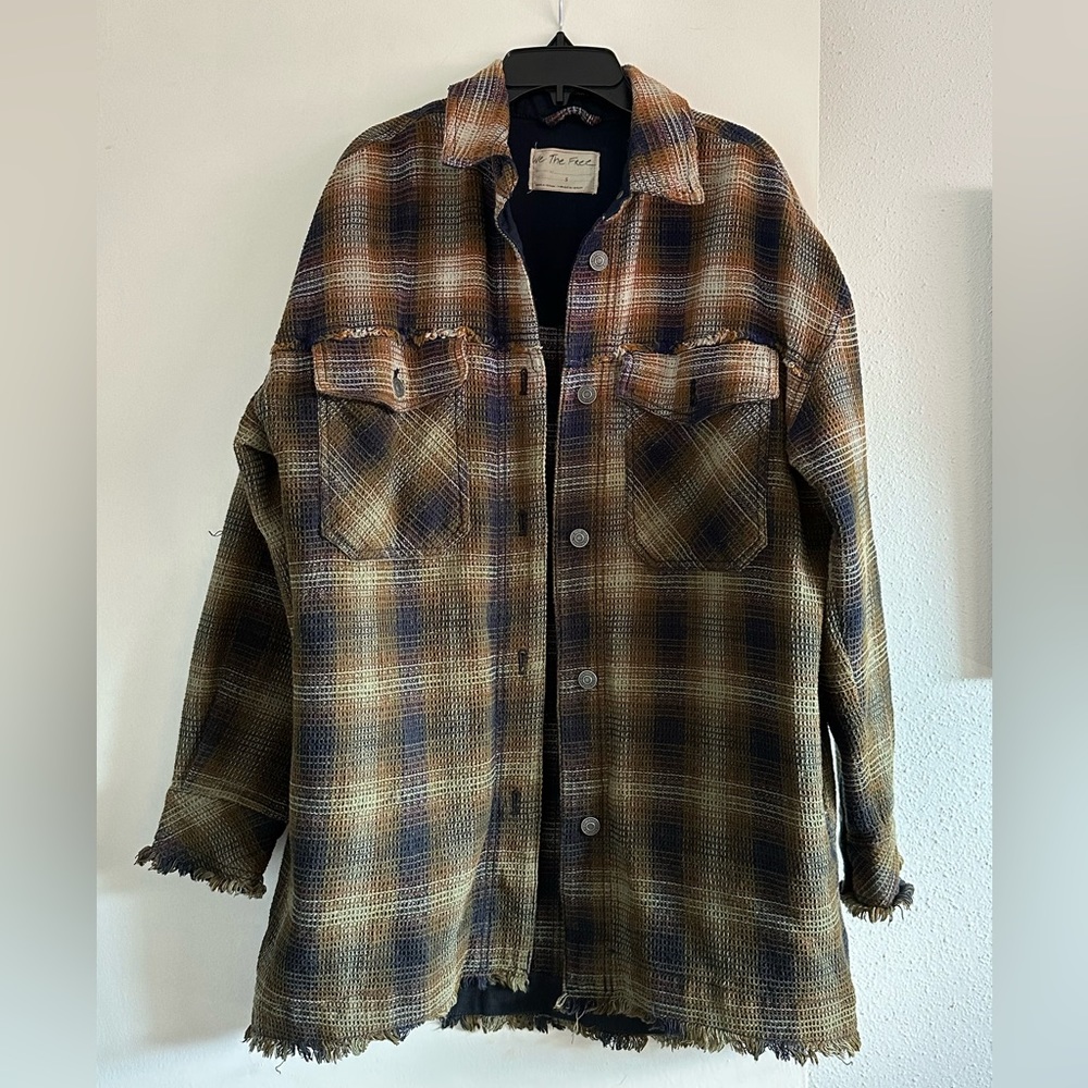Freepeople, We the people plaid shacket